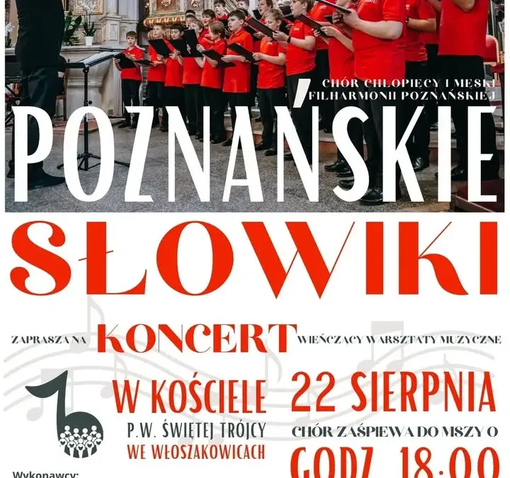 Słowiczy wieczór we Włoszakowicach – koncert i warsztaty dla młodych