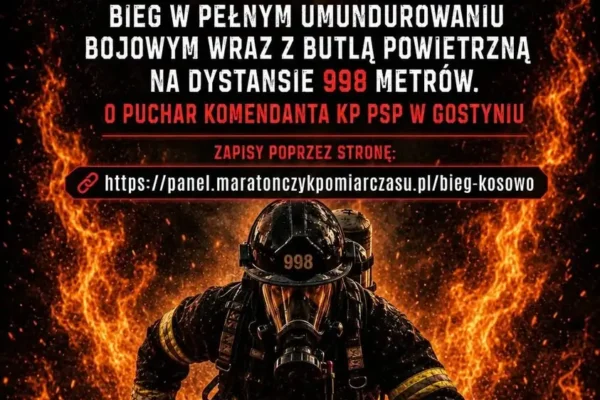 II Kosowski Bieg Strażacki – zapisy trwają!