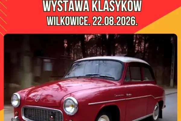 Wystawa klasyków podczas Festiwalu Starych Ciągników w Wilkowicach