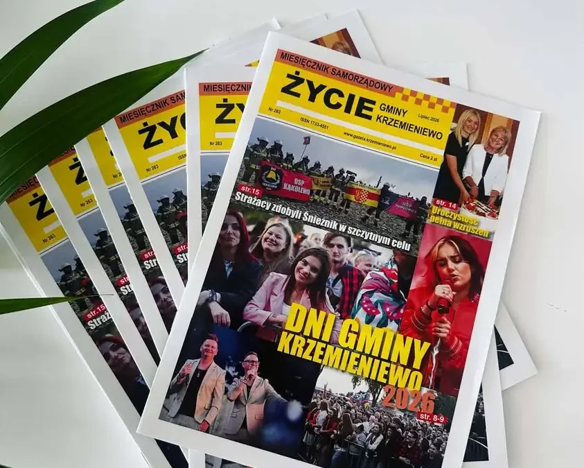 Lipcowy numer „Życie Gminy Krzemieniewo” już w sprzedaży – sprawdź, gdzie kupić