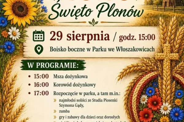 Włoszakowice: po latach wracają sołeckie dożynki – święto 29 sierpnia