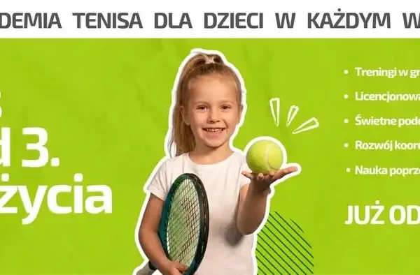 Akademia Tenisa: -15% na pierwszy miesiąc zajęć tylko do 31 sierpnia