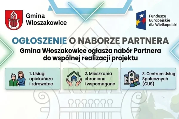 Gmina Włoszakowice szuka partnera do projektu społecznego i zdrowotnego
