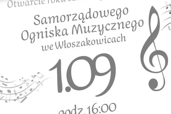 Samorządowe Ognisko Muzyczne we Włoszakowicach rozpoczyna rok szkolny i świętuje 75-lecie