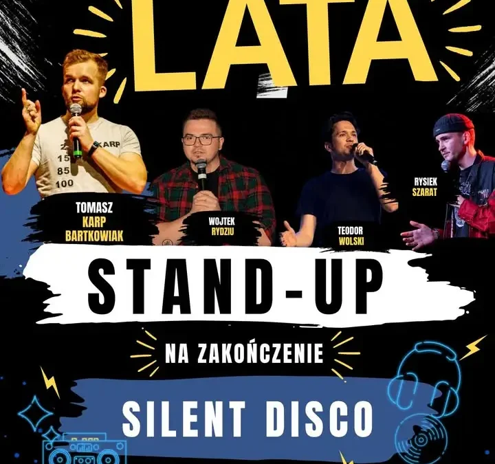 Stand-up i silent disco nad jeziorem w Górznie – 29 sierpnia