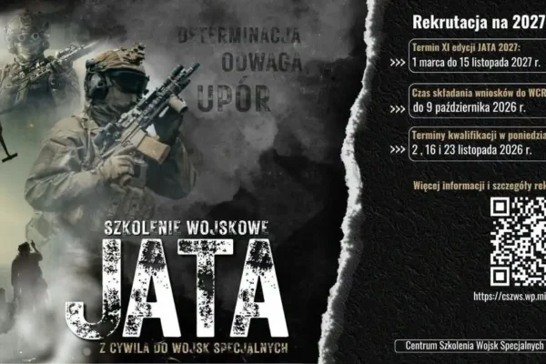 Zostań żołnierzem Wojsk Specjalnych – nabór do JATA trwa do października