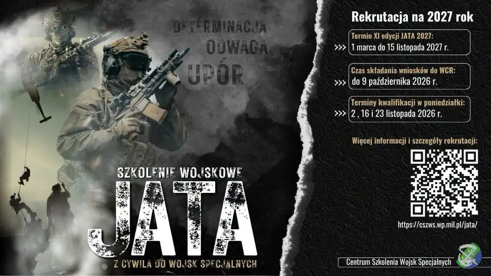 Zostań żołnierzem Wojsk Specjalnych – nabór do JATA trwa do października