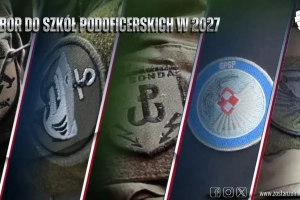Nabór do szkół podoficerskich na 2027 rok – 1228 miejsc w pięciu szkołach