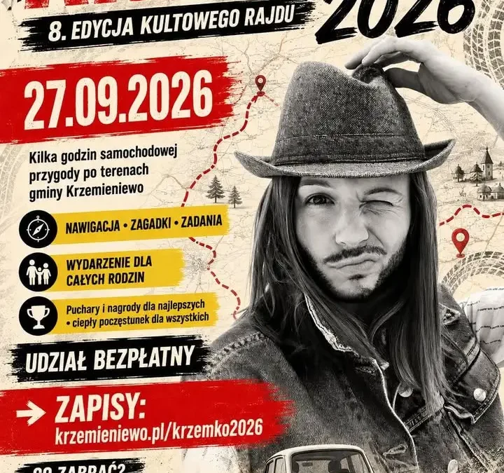 Krzemko 2026: Ósma edycja rodzinnego rajdu samochodowego już wkrótce