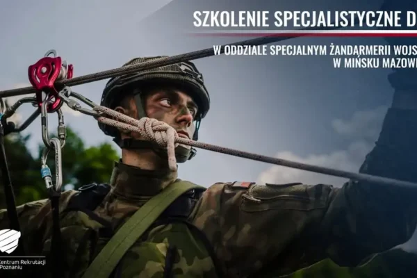 Szkolenie specjalistyczne w Żandarmerii Wojskowej – nabór do Mińska Mazowieckiego