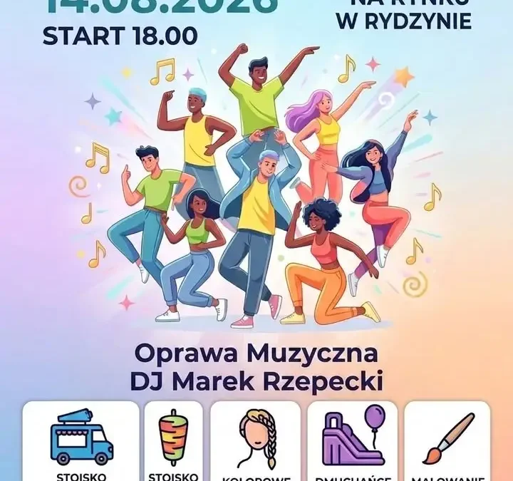 Taneczny piątek na rynku w Rydzynie już w ten weekend
