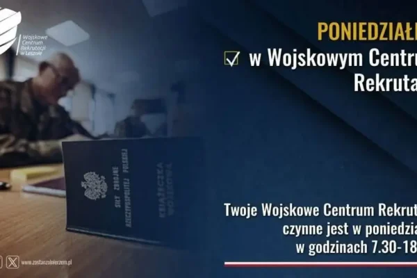 WCR Leszno wydłuża dziś godziny pracy – wnioski do 18:00