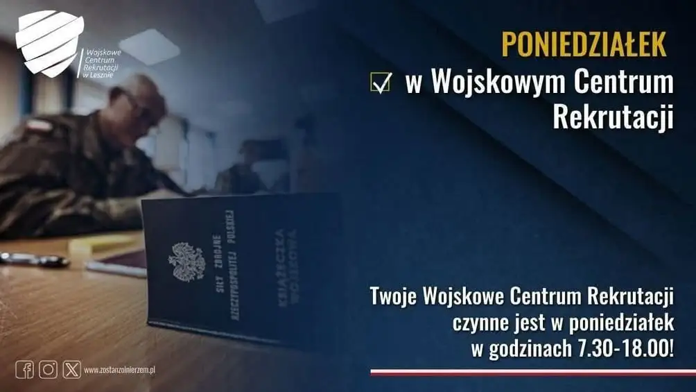 WCR Leszno wydłuża dziś godziny pracy – wnioski do 18:00