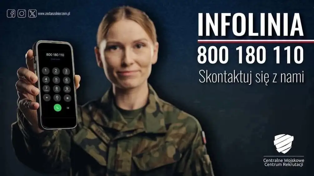 Infolinia #ZostańŻołnierzem – dowiedz się więcej o służbie wojskowej