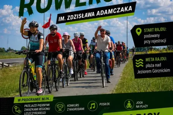 XV Rajd Rowerowy im. Zdzisława Adamczaka już 6 września – zapisy trwają do 2 września