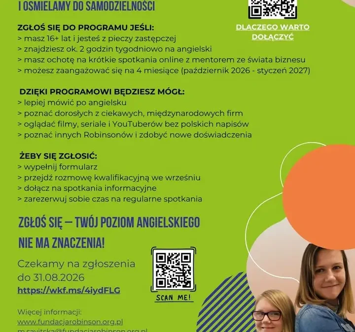 Program Future Makers dla młodzieży z pieczy zastępczej – nabór do 31 sierpnia