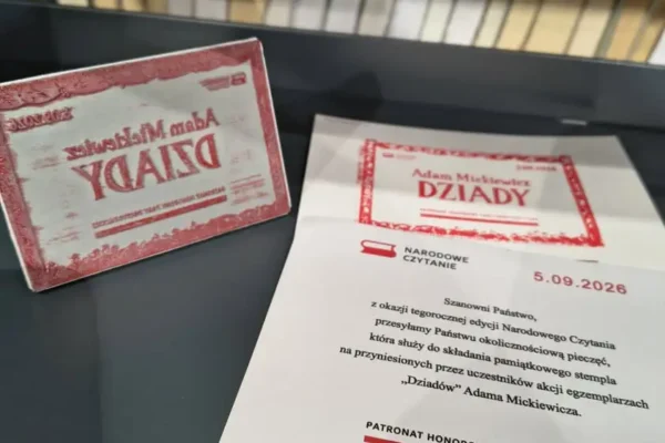 Narodowe Czytanie w Wijewie: pieczątka już dotarła, spotkanie 4 września
