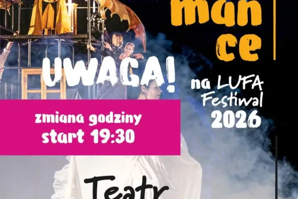 Spektakl „Sztukmistrz” w Lesznie rozpocznie się o 19:30 ze względu na pogodę