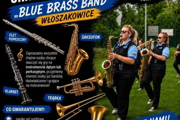 Rusza nabór do Młodzieżowej Orkiestry Dętej „Blue Brass Band” we Włoszakowicach