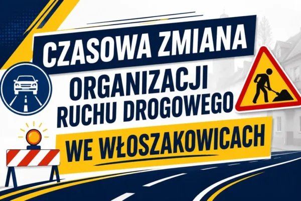 Utrudnienia na drogach we Włoszakowicach: zmiany organizacji ruchu pod koniec sierpnia