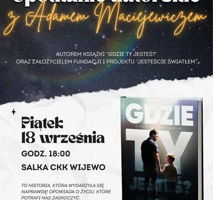 Spotkanie autorskie z Adamem Maciejewiczem w Wijewie