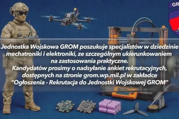 JW GROM szuka specjalistów od mechatroniki i elektroniki