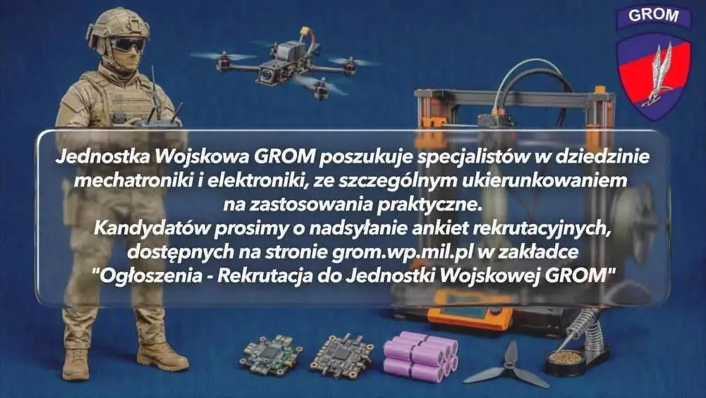 JW GROM szuka specjalistów od mechatroniki i elektroniki