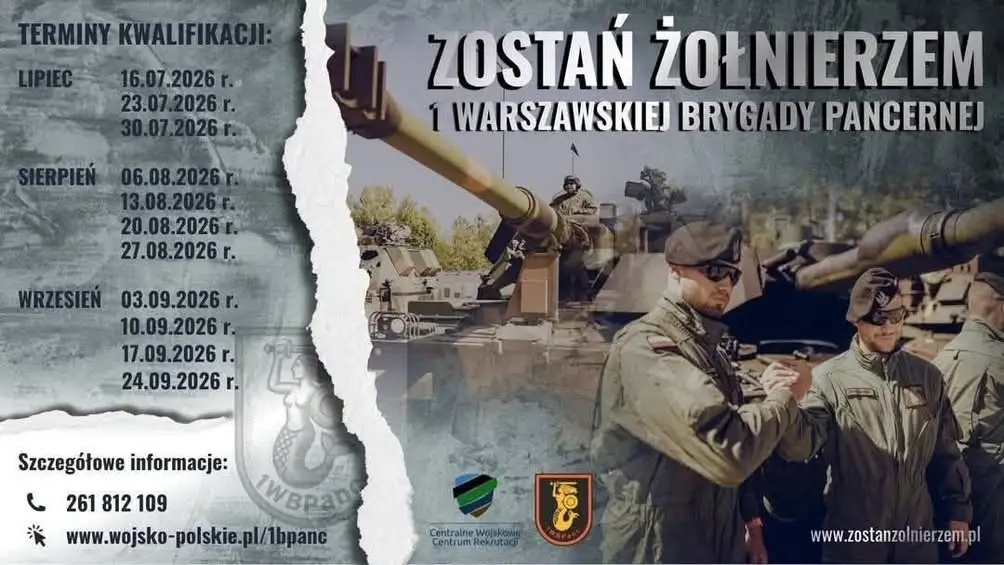 Rekrutacja do 1 Warszawskiej Brygady Pancernej – jak dołączyć?
