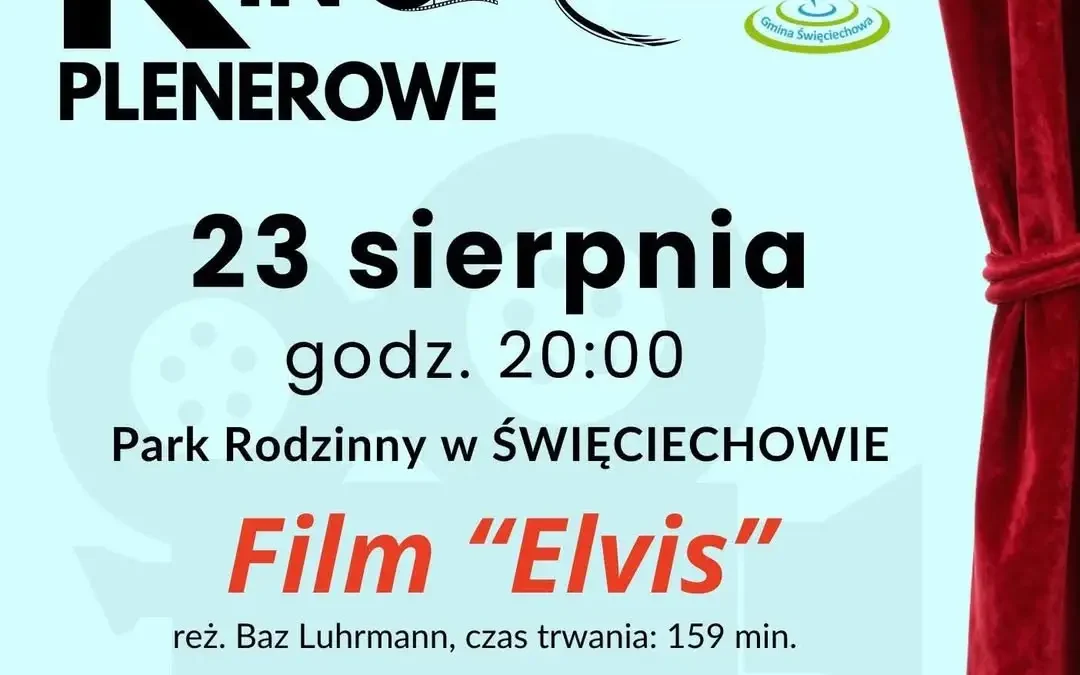 Ostatni seans kina plenerowego w Święciechowie: film „Elvis” pod gwiazdami