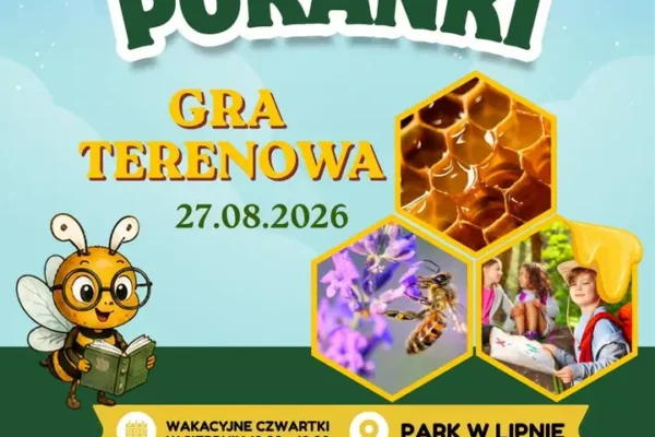 Ostatni wakacyjny poranek z biblioteką w parku – gra terenowa „Wielka miodowa wyprawa”
