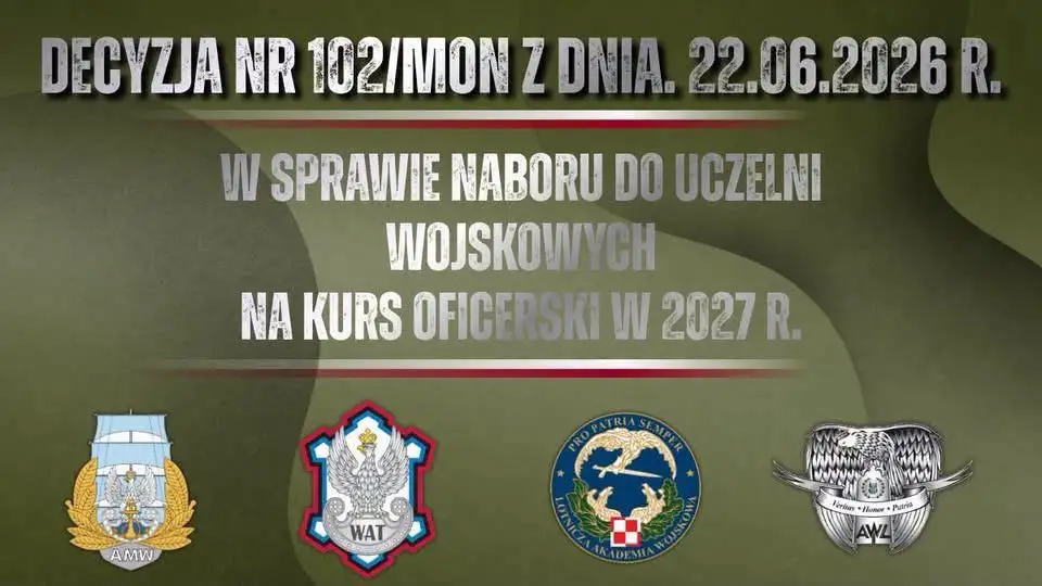 Nabór na kursy oficerskie w 2027 roku – sprawdź terminy i uczelnie