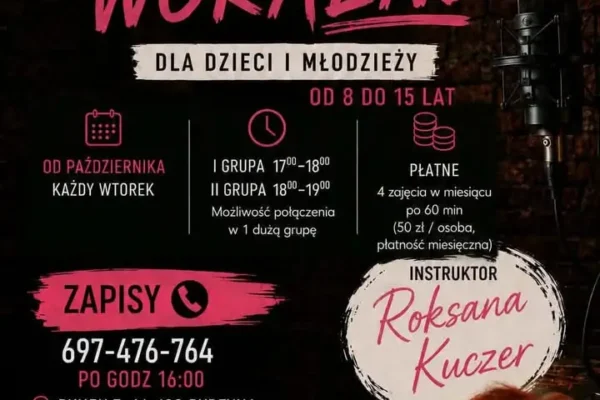 Zajęcia wokalne w Rydzynie – zapisy od października