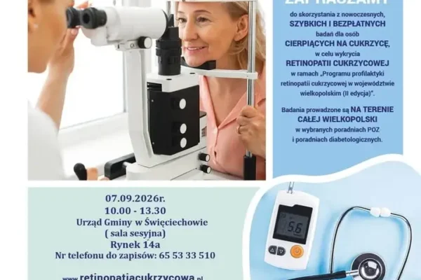 Bezpłatne badania okulistyczne dla diabetyków w Święciechowie
