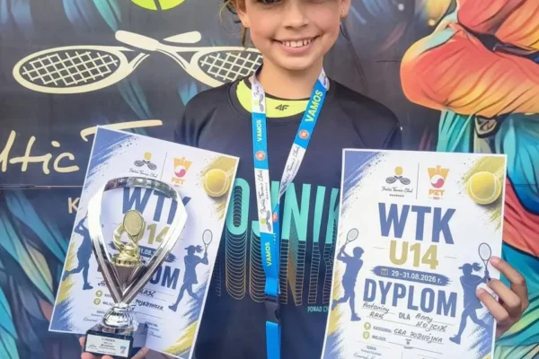 Antonina Rak wicemistrzynią turnieju WTK U14 w Kołobrzegu