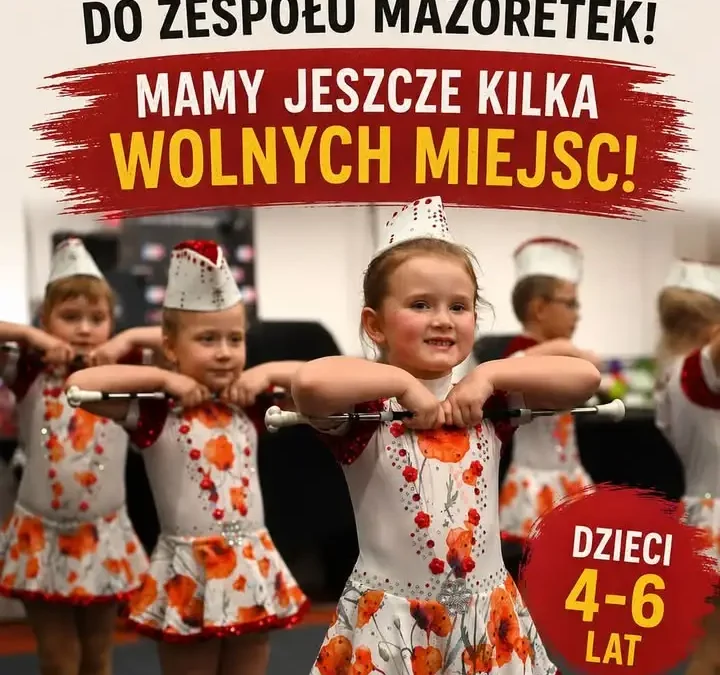 Rekrutacja do Mażoretek Mirabell w Krzemieniewie – zostały ostatnie miejsca
