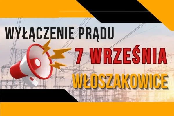 Planowane wyłączenie prądu we Włoszakowicach 7 września – ul. Zielona