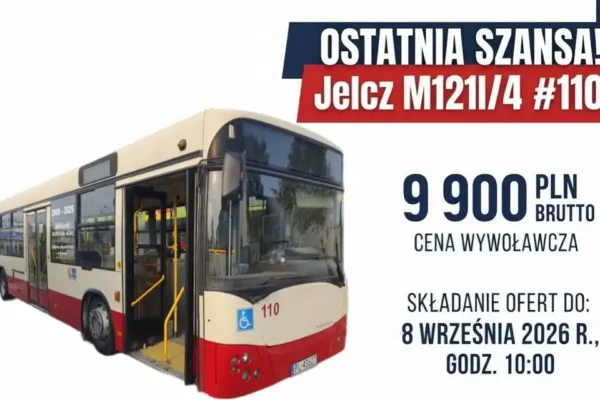 MZK Leszno sprzedaje autobus Jelcz M121I/4 – ostatnie dni na złożenie oferty