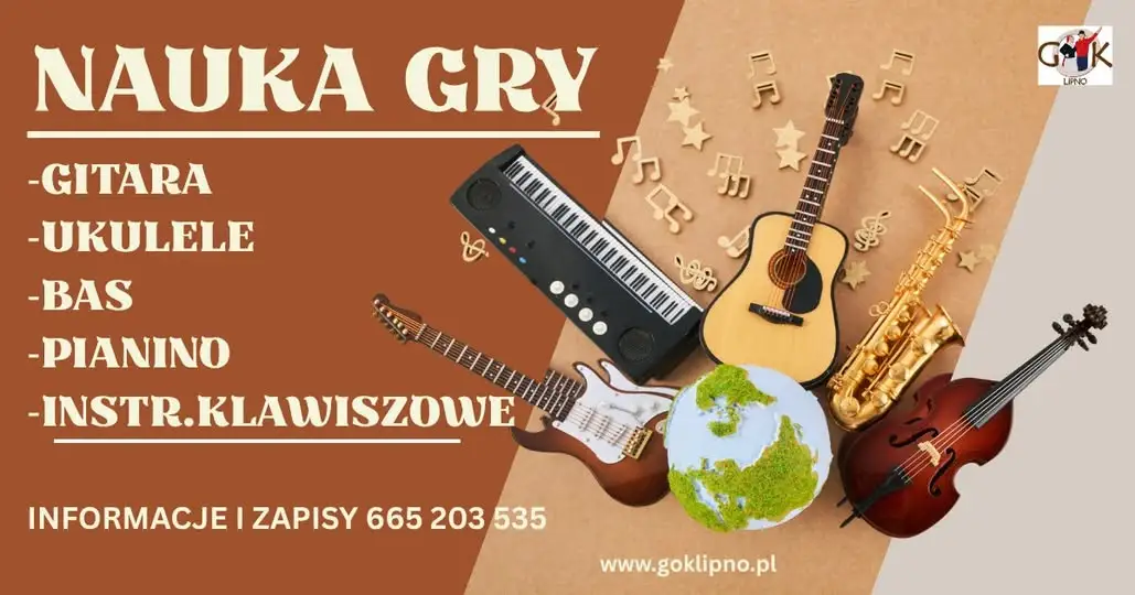 Nauka gry na gitarze, pianinie i ukulele – zapisy trwają!