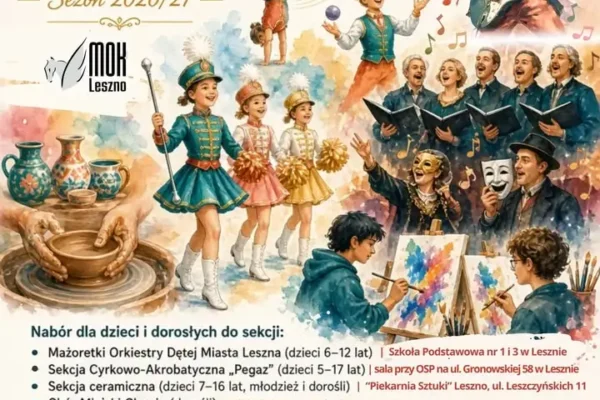 MOK w Lesznie ogłasza nabór uzupełniający do sekcji – casting do Teatru Agrafka już dziś