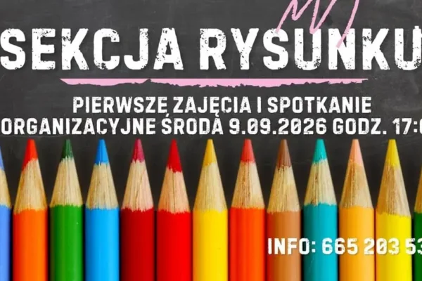 Zajęcia rysunku dla dzieci i młodzieży w GOK Lipno – zapisy trwają