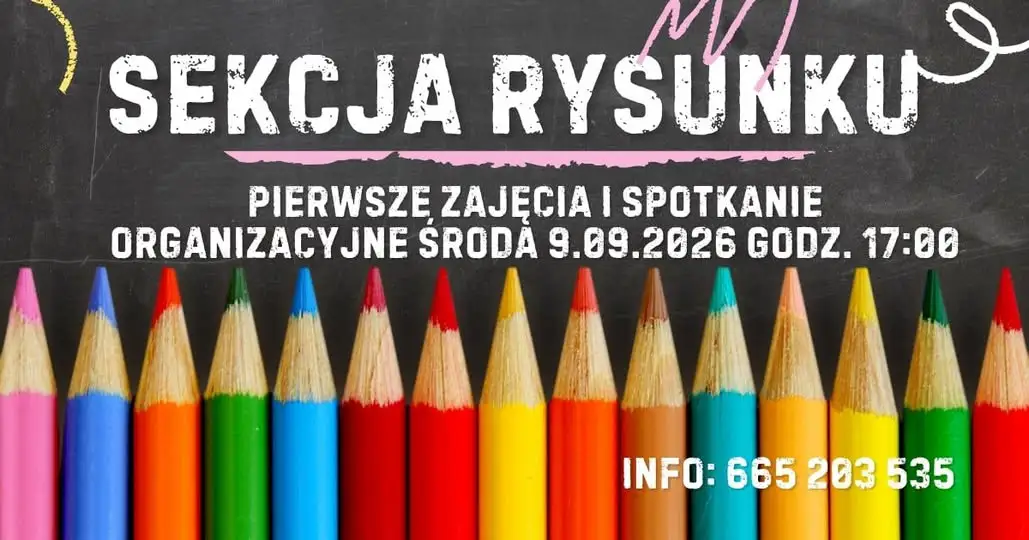 Zajęcia rysunku dla dzieci i młodzieży w GOK Lipno – zapisy trwają