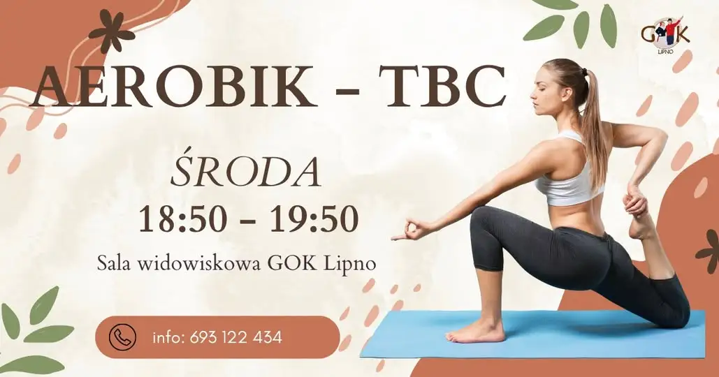 Rusz się z GOK Lipno: aerobik i TBC w każdą środę