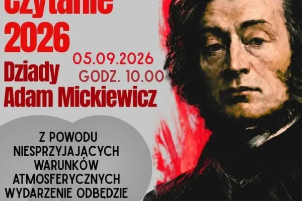 Narodowe Czytanie w Rydzynie: „Dziady” Mickiewicza już jutro na rynku
