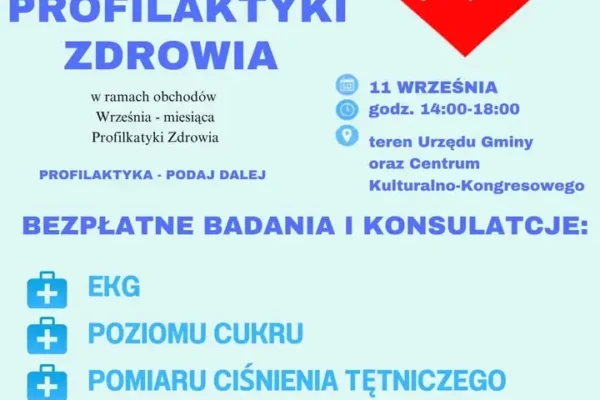 Gminny Dzień Profilaktyki Zdrowia w Wijewie – bezpłatne badania i atrakcje dla mieszkańców