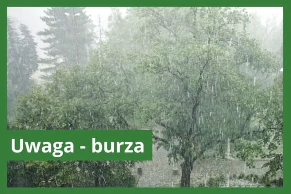 Ostrzeżenie IMGW: Burze z gradem nad powiatem leszczyńskim