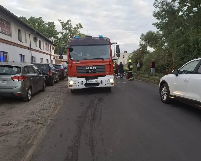 Potrącenie w Przybyszewie. Interweniowały OSP Święciechowa i JRG Leszno