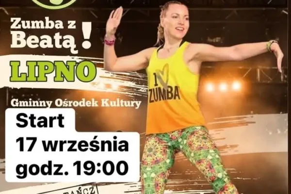 Zumba w GOK Lipno – zajęcia już 17 września o 19:00