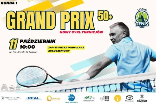 Grand Prix 50+ w tenisie – nowy cykl turniejów startuje w Lesznie