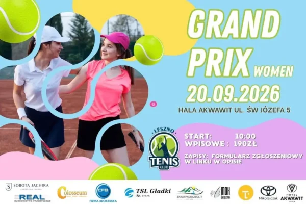 Rusza Grand Prix Women – turniej tenisowy dla kobiet w Lesznie