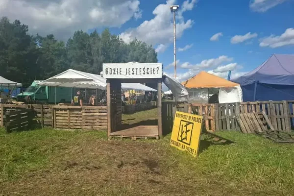 Łopen Fest: Strażacy z Wijewa wspierają festiwal i pokazują sprzęt dzieciom